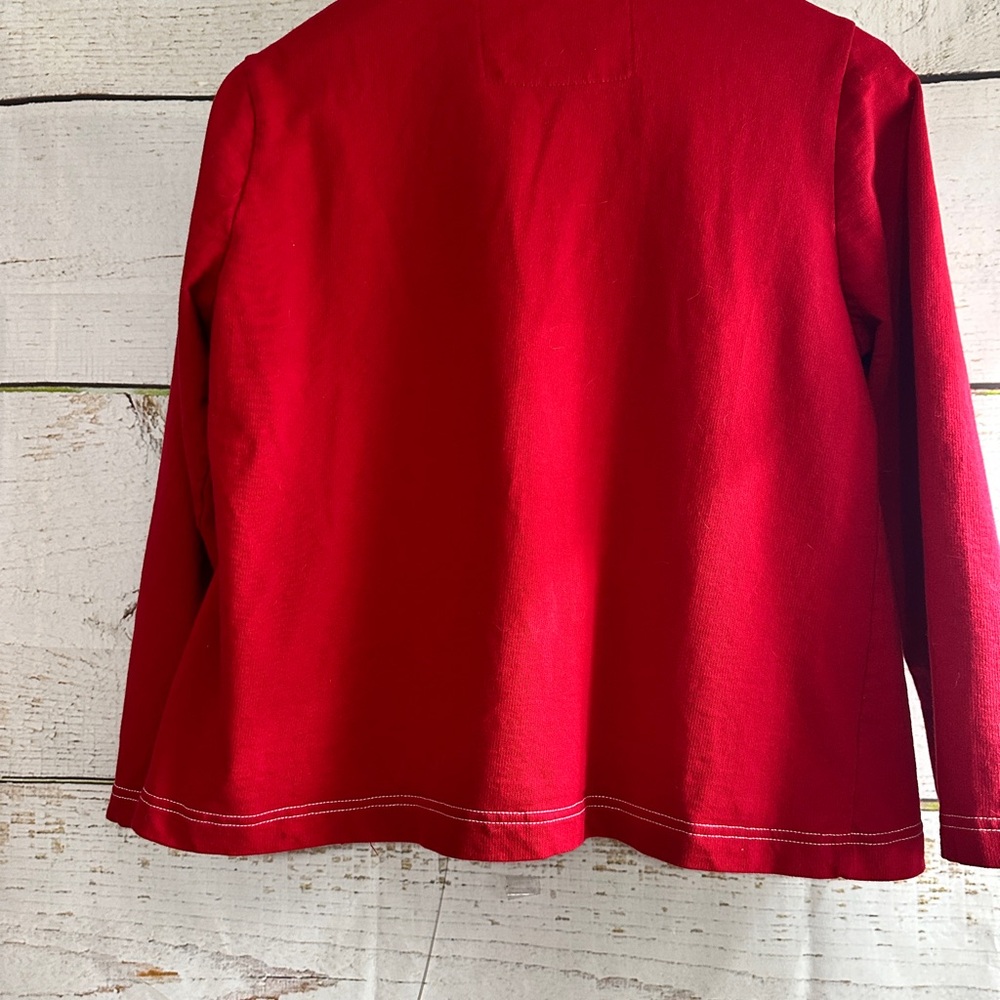 ONQUE Rhinestone Jacket Red - Picture 5 of 14